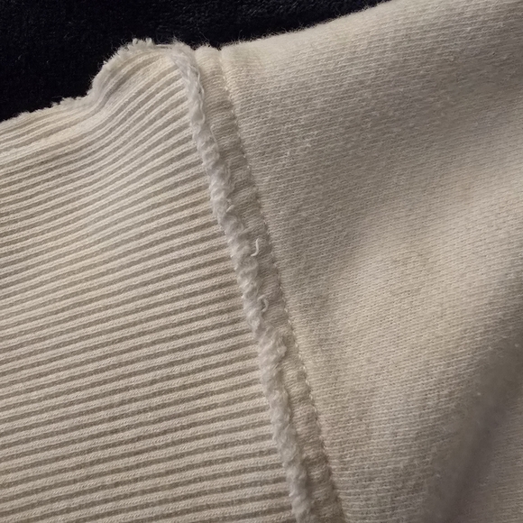 Aerie Oversized Crewneck Sweatshirt Size M Colour White 100% Cotton - Picture 7 of 15